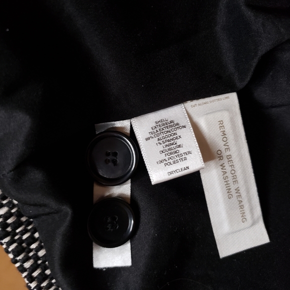 NWT Loft Stretch Cotton Tweed Blazer Size 12 - Picture 8 of 9